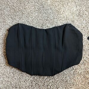 White Fox Boutique Patience Corset top Black size medium